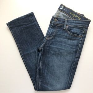 7 for all Mankind Straight Leg Jeans